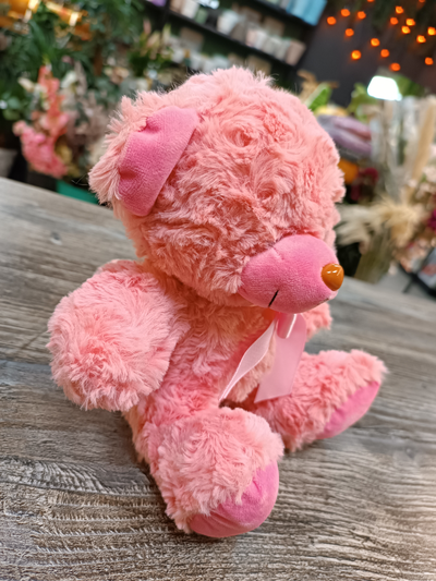Игрушка мягкая "Мишка Розовый" 20см