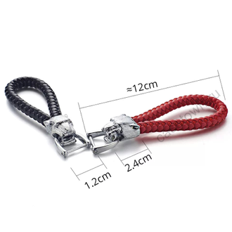 Красный брелок тигр для ключей автомобиля