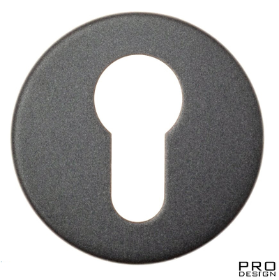 Накладка под цилиндр на круглом основании Fratelli Cattini CYL-7 GA антрацит серый 2 шт.