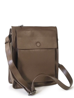 (АРТИКУЛ: 9826/2/51) СУМКА СРЕДНЕГО РАЗМЕРА, НАТУРАЛЬНАЯ КОЖА, ЦВЕТ МЕЖДУ ТЕМНО-БЕЖЕВЫМ И КОРИЧНЕВЫМ, РЕМЕНЬ ЧЕРЕЗ ПЛЕЧО