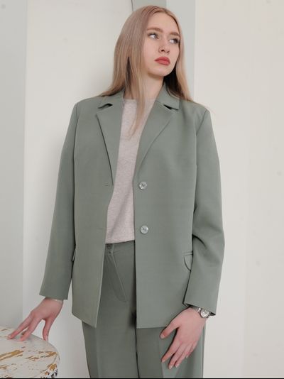 Брюки 662-03223 шалфей