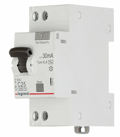 Автоматические выключатели дифференциального тока (дифавтоматы) Legrand RX3