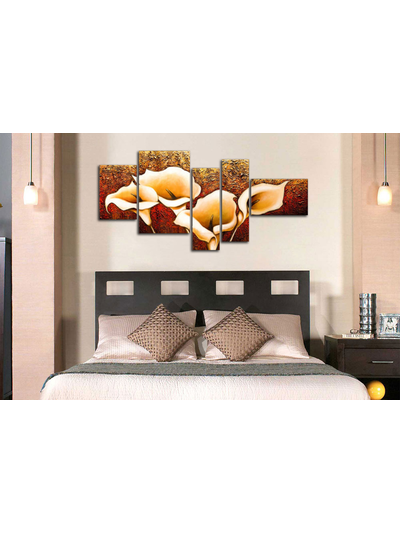 Модульная картина &quot;Цветочные раковины&quot;