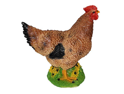 Фигура садовая Курица в подсолнухах h = 36 см