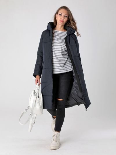 Пальто Арт 23418 т.син ЗИМА