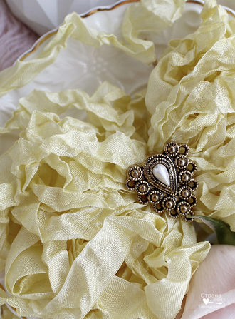 Шебби-лента Мимоза (Россия), 2 метра