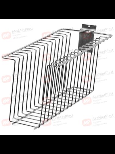 6108 Накопитель-подставка для экономпанелей, под 15 упаковок колготок или чулков, хром