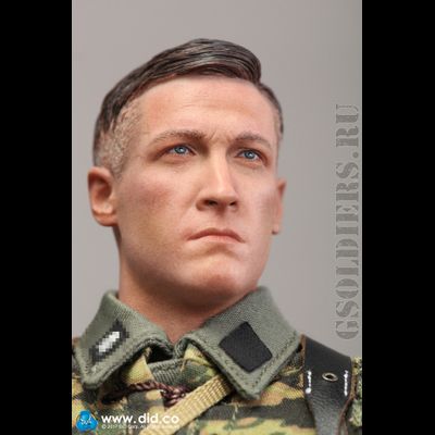 Немецкий солдат - Коллекционная фигурка 1/6 - 3rd SS-Panzer-Division MG34 Gunner Ver. C "Curtis" (D80127) - DID