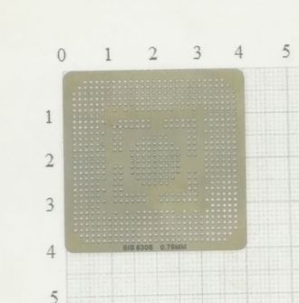 Трафарет BGA для реболлинга чипов ноутбука SIS 630S 0,76 мм