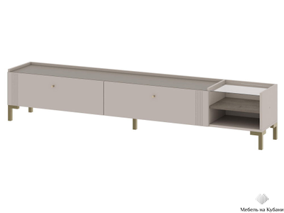 Одетта Тумба для телевидеоаппартатуры ТБ2 Дуб Эндгрей/Меланж