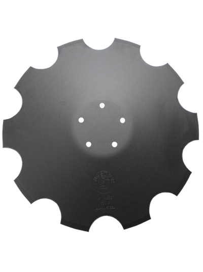 Диск бороны JOKER 28071305 520х6 Диаметр 520 мм, толщина 6 мм, 5 отверстий диаметром 12,5 мм на расстоянии 105 мм. Борсодержащая сталь 30MnB5. Твердость диска 50(±2)HRC. Турция