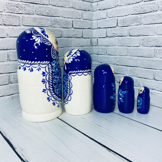 Матрешка Жемчужина 5-и кукольная 180*90 мм