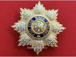 Звезда ордена Белого Орла со стразами, копия LUX! Лот № 30.