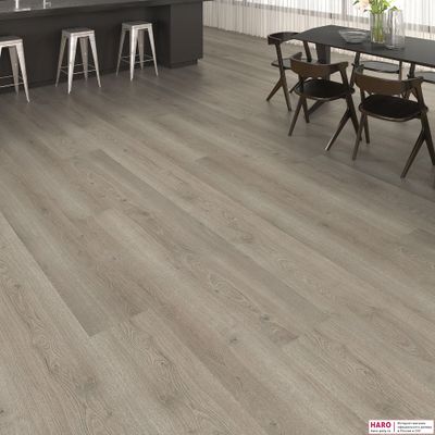 Ламинат Haro Tritty 200 Gran Via Aqua Дуб Флавия Серый 544790 33 класс толщина 8 мм с фаской 2.68 м2