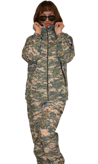 ЛЕТНИЙ ЖЕНСКИЙ КАМУФЛЯЖНЫЙ КОСТЮМ "ТАЙГАН" В РАСЦВЕТКЕ ЦИФРА НАТО фото-4
