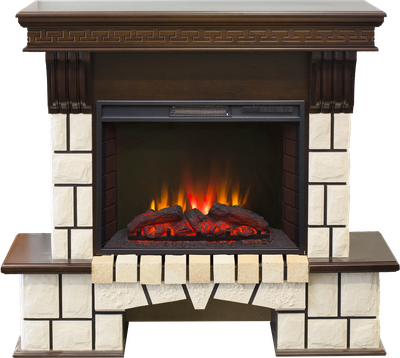 Электрокамин Stone AO с очагом Sparta 25.5 LED