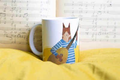 Кружка с барочными котами