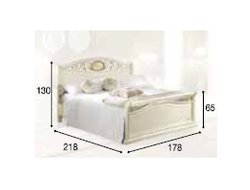 Кровать "Ferro" с изножьем 160x200 см