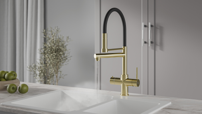 Система мгновенного кипячения воды 4в1 AQUAHOT ROME LG (светлое золото)