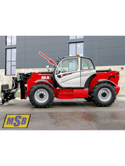 Стекло дверное левое верхнее на Manitou MT1840