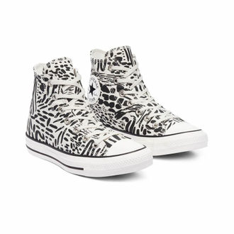 Кеды Converse All Star Animal Print высокие леопардовые