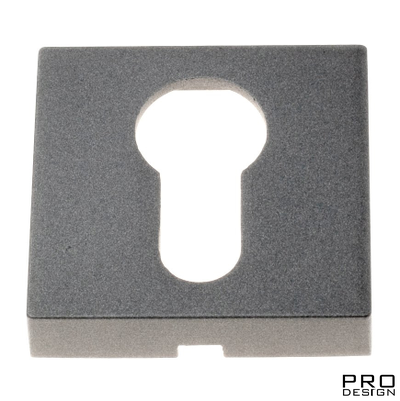 Накладка под цилиндр на квадратном основании Fratelli Cattini CYL-8 GA антрацит серый 2 шт.