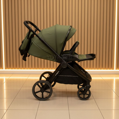 Детская коляска 3 в 1 Luxmom 999 Изумрудный