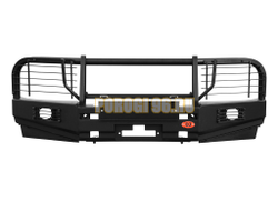 Передний силовой бампер серии Трофи на Mitsubishi L200 IV 2006-2014 (02.120.13)