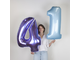 Цифра фольгированная, сиреневая (102см)