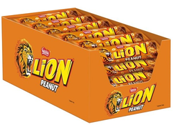 Батончик Lion с арахисом 40 гр (40 шт)