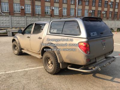 Кунг Carryboy S560 для Mitsubishi L200 long bed 2013-2014-2015 г.в. цвет серый U17, установка в ЕКБ!