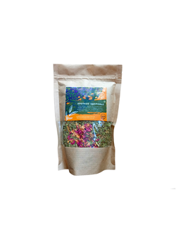 Травяной чай "Крепкое Здоровье" крафт пакет с окошком