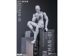 Серый манекен - Коллекционная фигурка 1/12 SCALE Action Figure Greyman (DPS11) - DAMTOYS