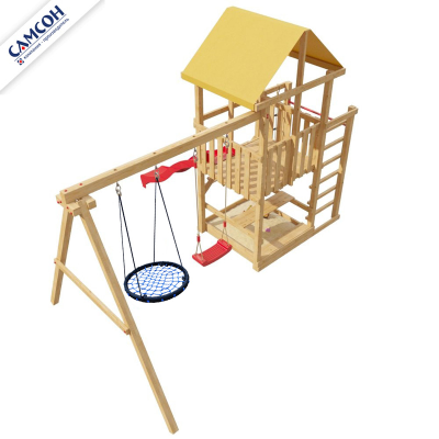 5-й Элемент с качелями-гнездо фото, детская площадка фото, купить детскую площадку фото,