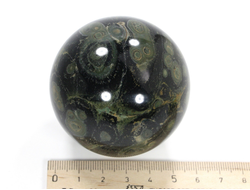 Шар Яшма Kabamba (крокодиловая), Мадагаскар (57 мм, 281 г) №27516