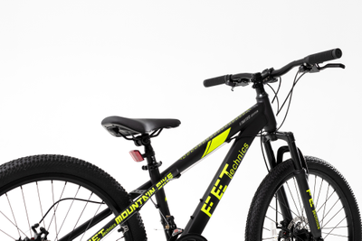 FET technics Limited Edition 24" Черный/лимонный (21 скорость, дисковые тормоза)