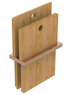 Модуль с 2-мя разделочными досками PSR003 PearlArc Rio Bronze