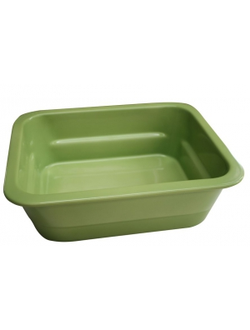 Гастроёмкость фарфоровая 1/2-100, цвет зелёный