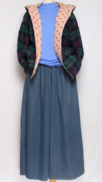 Жакет хлопок двойной "Строчёный двухсторонний горох" желтая, розовая, бежевая до р.48 (рост до 164см)