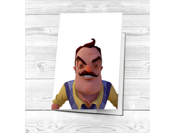 Обложка на паспорт Привет Сосед/ Hello Neighbor №4
