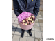 Коробка с шоколадными розами и хризантемой Сочная малина фото3