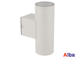 Светильник настенный садово-парковый Tube 5004-2 W (белый)