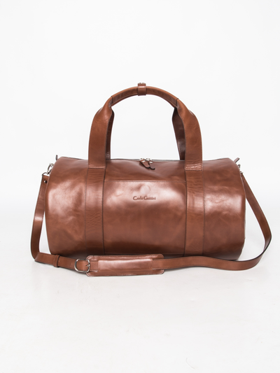 Кожаная дорожная сумка Faenza Premium cognac (арт. 
4033-03)