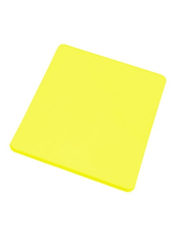 Доска разделочная 400*300*13мм, пластик, цвет желтый