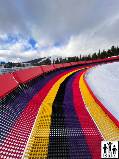 Мат защитный для горнолыжных трасс "Карман" 0,5*2*0,17 крепление на люверсах DNN