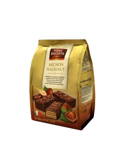 Вафли в шоколаде Mignon Hazelnut Feiny Biscuits Лесной орех, 200 г