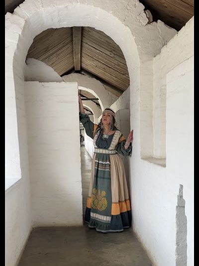 Платье праздничное из крапивы &quot;Павлин Мавлин&quot;