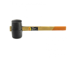 Киянка резиновая, 680 г, черная резина, деревянная рукоятка. SPARTA