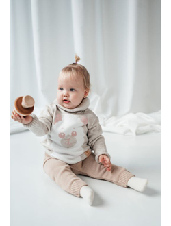 Свитер "Лама" светло бежевый