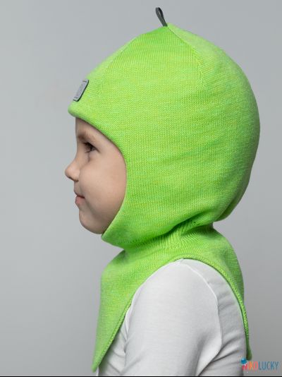 Шапка-шлем "NK"   20101-01, цвет ярко-салатовый р. 48-50